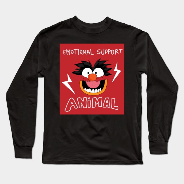 Muppets Emotional Support Animal Long Sleeve T-Shirt by meilyanadl